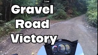 I Conquered The TOUGHEST Gravel Road on My Motorcycle [upl. by Dlawso]