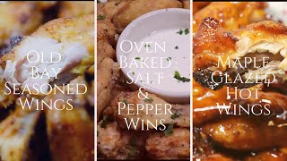 3 Delicious Chicken Wing Recipes [upl. by Rednasxela]