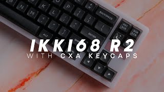 CXA Profile Keycaps Ikki68 R2  Sound Demo [upl. by Spark]