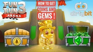 FUN RUN 3  HOW TO GET COINS AND GEMS [upl. by Herring317]