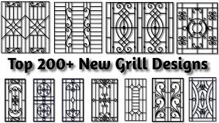 Top 200 New Window Grill Designs Iron Grill Design Idea Unique Window Grill Design [upl. by Platon]