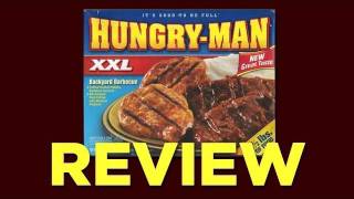 Hungry Man XXL Backyard Barbecue Video Review Freezerburns Ep450 [upl. by Ieso]