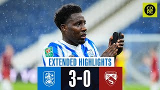 EXTENDED HIGHLIGHTS  Huddersfield Town 30 Morecambe [upl. by Anahsar]