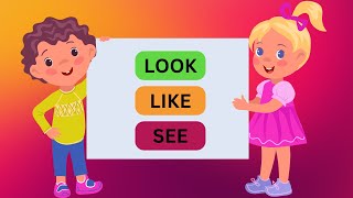 Level 1 Sight Words Reading Practice for Toddlers amp Preschoolers [upl. by Jareb766]