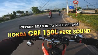 Honda CRF 150L Noon Ride Pure Sound 18 [upl. by Chessy]