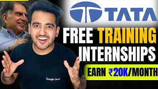 TATA Free Internships Online Training  For College Students amp Graduates  Online Internship [upl. by Aisac196]