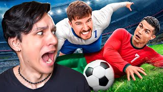 MrBeast ОБЫГРАЛ РОНАЛДУ В ФУТБОЛ😱 ЛЕГЕНДАРНАЯ КОЛЛАБОРАЦИЯ ДВУХ ЛЕГЕНД😭 [upl. by Yrag]