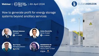 How to generate profit for energy storage systems beyond ancillary services [upl. by Anowahs]