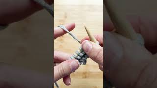 1 Minute Stricklexikon  Rechte Maschen stricken strickenlernen diy knitting tutorial [upl. by Nugent]