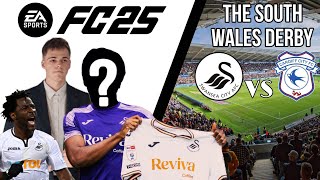 EAFC 25 Swansea City Career Mode RTG  Ep 2 Wilfred Bony Regen  South Wales Derby [upl. by Anairotciv]