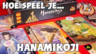 Hoe speel je Hanamikoji whitegoblingames [upl. by Nolrac]