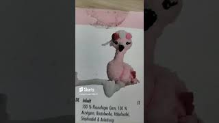 🤩🤩🤩nouveau diy au crochet flamand rose action diyaction 🤩🤩🤩 amigurumi unboxing crochet [upl. by Eniamrahs]