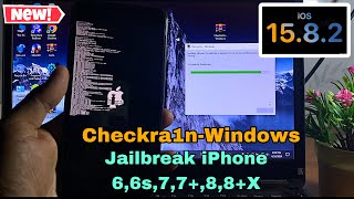 Checkra1nWindows Jailbreak iOS 1582  iOS 140 on iPhone 66s7788X  Don’t use USB Flash [upl. by Ardnoet]