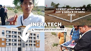 INFRATECH PROPERTY  cheapest plots and flats available  low budget flats amp lands at navi mumbai [upl. by Windy321]