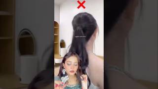 hairstyle🤯try kiya💁🏻youtubeshorts viralvideo hairstyle trending ytshortshair easyhairstyle [upl. by Brigit688]