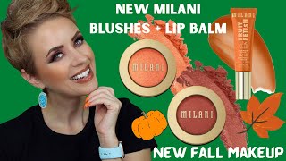 NEW Milani Baked Blushes Cocoa Felicita  Sunrise Serenita  Pumpkin Spice Lip Balm [upl. by Eiryt]