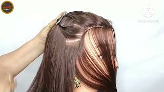 Simple and Easy hairstyle for ladiesgirls selfhairstyle judahairstyles hairstylesaree [upl. by Myron626]