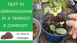 Non risparmiare sul terriccio da semina Test di 3 terricci  compost [upl. by Lazaro]