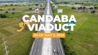 NLEX Candaba 3rd Viaduct Update as of July 2 2024 [upl. by Hrutkay]