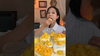 Mango desserts asmreating mukbang shorts [upl. by Truitt]