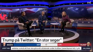 Ronie Berggren USAvalvaka 2020  3 SVT valnatten [upl. by Trevethick]