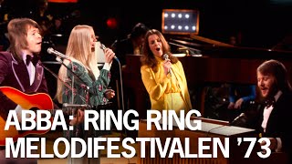 ABBA Ring Ring  Live at Melodifestivalen 1973 Eurovision Rare Unreleased [upl. by Blithe]