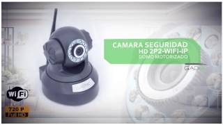 Cámara de Seguridad Gadnic CS11 HD P2P  IP  Wifi  Domo Motorizado [upl. by Okimuy222]