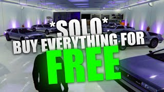 SOLO Frozen Money  Buy Everything For Free Glitch GTA Online [upl. by Airegin]