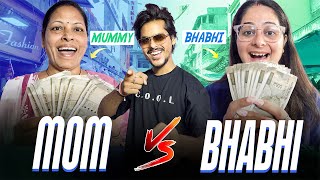 Shopping Challange  Mom Vs Bhabhi  10000  Diwali Special  Sunny Bhavsar Vlogs [upl. by Helbonnah147]