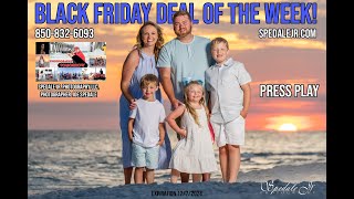 Black Friday Deal of the week for Family Photos Chipley amp Panama City Beach Florida [upl. by Zohara227]