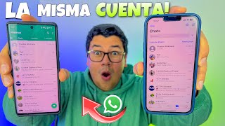 🤯 WHATSAPP Con la MISMA CUENTA en Dos MÓVILES 🔥 Método OFICIAL 2024 [upl. by Anyotal588]