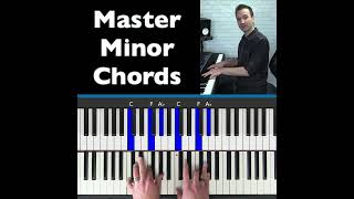 Effective way to practice your minor chord inversions 🎹 [upl. by Stephenson]