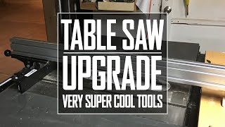 23  Table Saw Upgrade Very Super Cool Tools [upl. by Tallou]