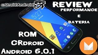 Review Rom CrDroid Marshmallow 601 para Galaxy S4 I9505 [upl. by Stargell]