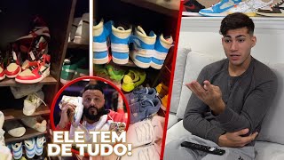 REAGINDO A COLEÇÃO DE SNEAKERS DO DJ KHALED MAIOR COLEÇÃO DO MUNDO [upl. by Didier867]