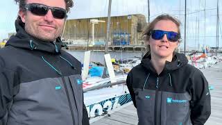 Prêts à mettre les voiles  Avantcourse de la Lorient Plastimo Mini 2024 [upl. by August221]