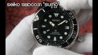 Seiko SBDC031 quotSumoquot Lünettensound 4K Ultra HD [upl. by Madox362]