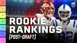 2024 Dynasty Rookie Rankings amp Tiers Post NFLDraft [upl. by Assecnirp]