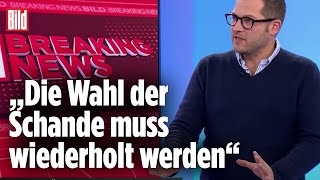 Berliner ChaosWahl „Es gab Bezirke mit 150 Prozent Wahlbeteiligung“  Julian Reichelt [upl. by Azila]