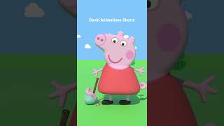 Peppa and Daddy Smashing animation funny 🐷 reverse [upl. by Zampino]