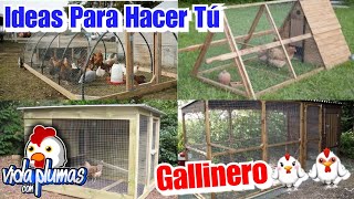 Ideas para hacer gallineros caseros Ideas Fáciles Gallinero Ideal [upl. by Ecirad]