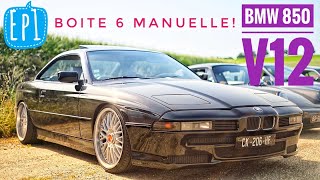 Bmw 850i v12 boite 6  Road trip des brigands de la route [upl. by Leahcimauhsoj]