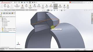 Weldolet Çizimi Solidworks Weldolet Design Creating a Coped Cut Perpendicular to a Pipe [upl. by Evot475]