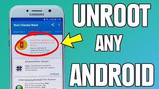 Unroot Android  Remove Root Any Android  Uninstall Magisk Easy Method 2021 [upl. by Whitten]