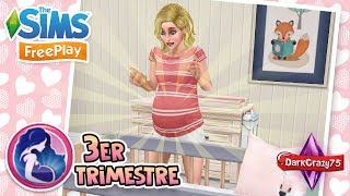 BABY SHOWER PARTO Y DUDAS DE LA PRUEBA 👶 Tutorial 3er Trimestre 🍼 Los Sims Freeplay [upl. by Vesta651]