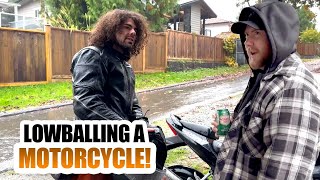 LOWBALLING A MOTORCYCLE [upl. by Quillan]