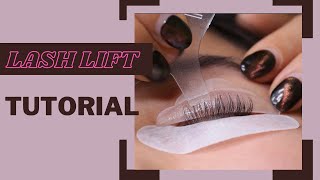 ICONSIGN LASHLIFT AT HOME  STEP BY STEP LIKE A PROFESTIONAL [upl. by Kittie604]