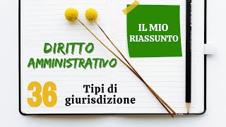 Diritto Amministrativo  Capitolo 36 tipi di giurisdizione [upl. by Anilejna]