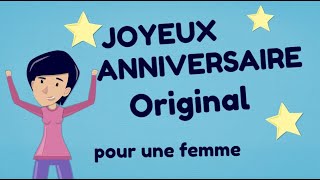 Joyeux anniversaire femme Original [upl. by Oinotnanauj95]