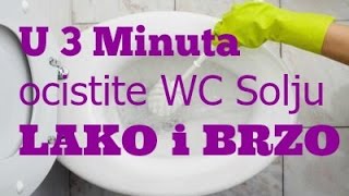 Kako da ispraznite vodu iz WC Skoljke  Solje i ocistite je za 3 minuta [upl. by Treblah660]